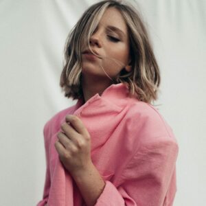 Double-Face Wool Blazer in Ivory